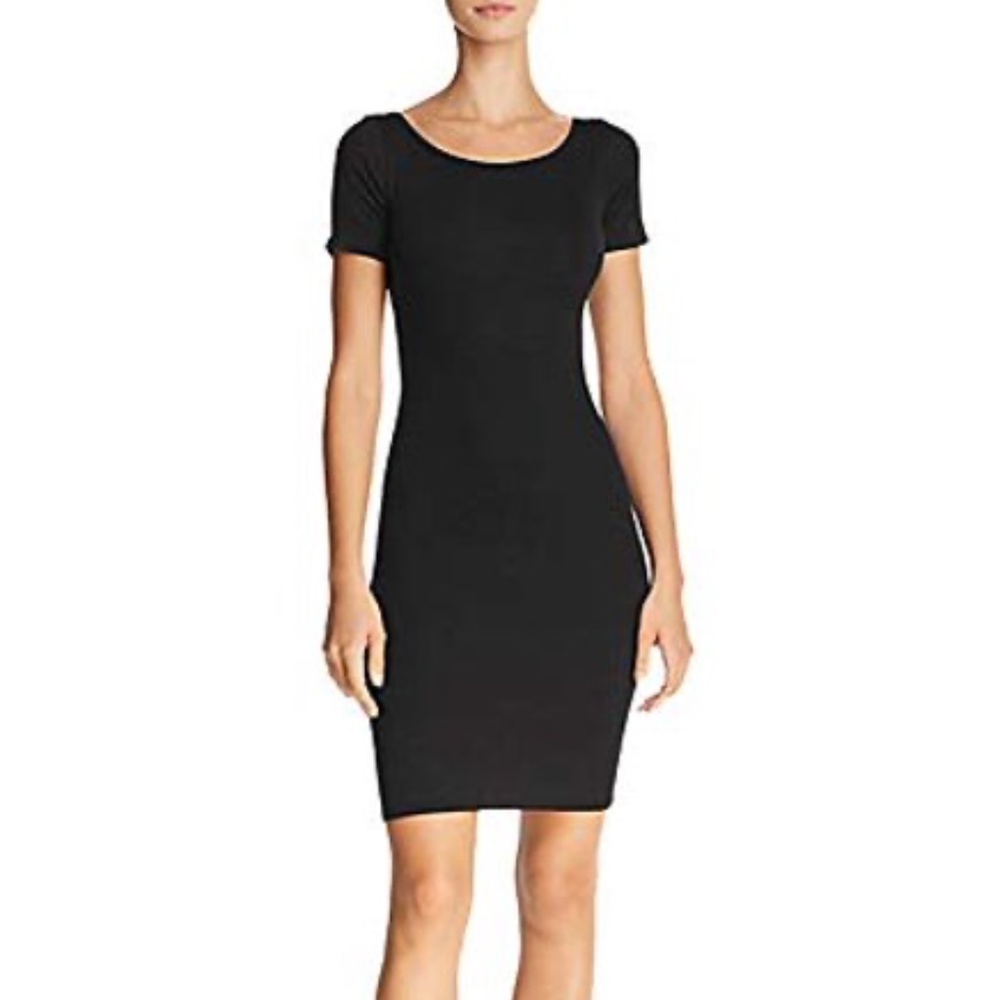 Olivaceous Large Knit Black Dress